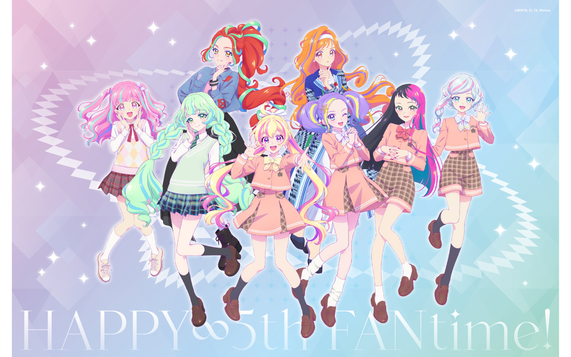アイカツプラネット！ 5周年記念イベント『HAPPY∞5th FANtime!』の作例写真